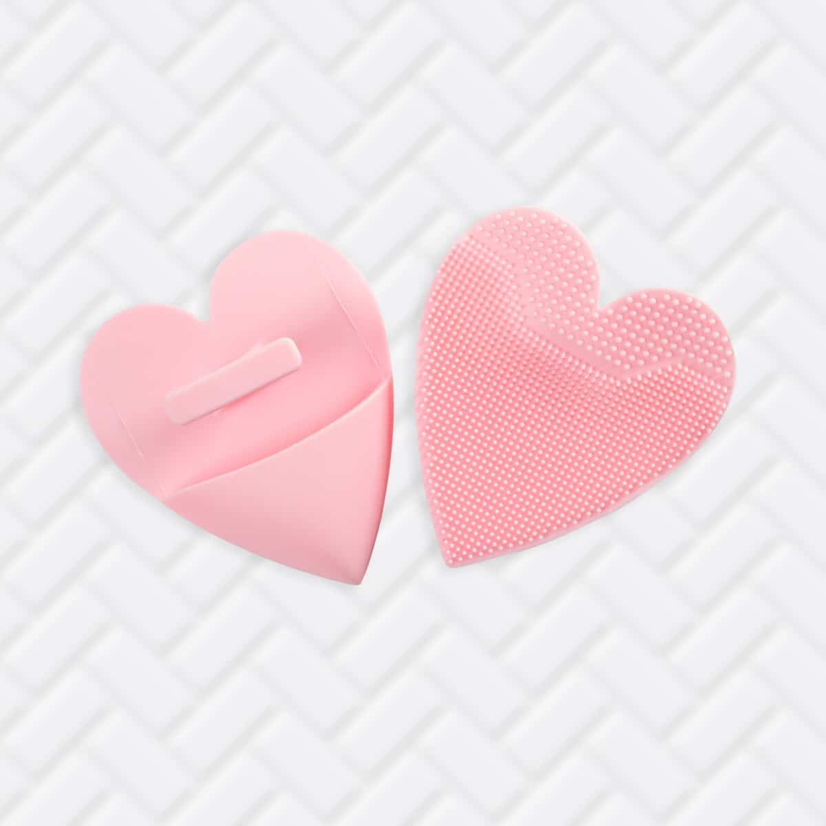 Pink Heart Facial Buffer