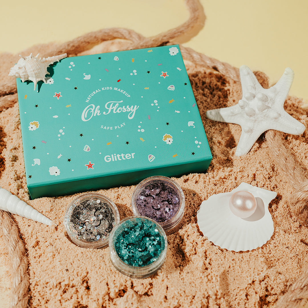 Oh Flossy Kids Under the Sea Glitter Set