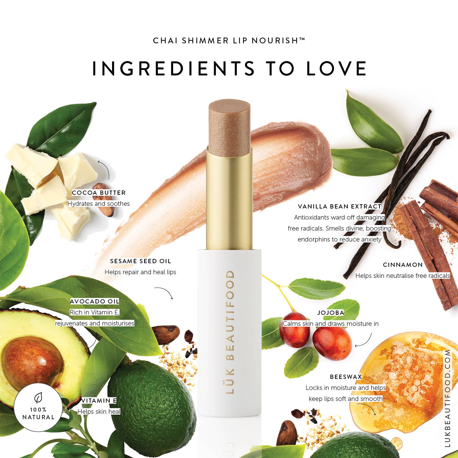 Lip Nourish™ Lipstick - Chai Shimmer