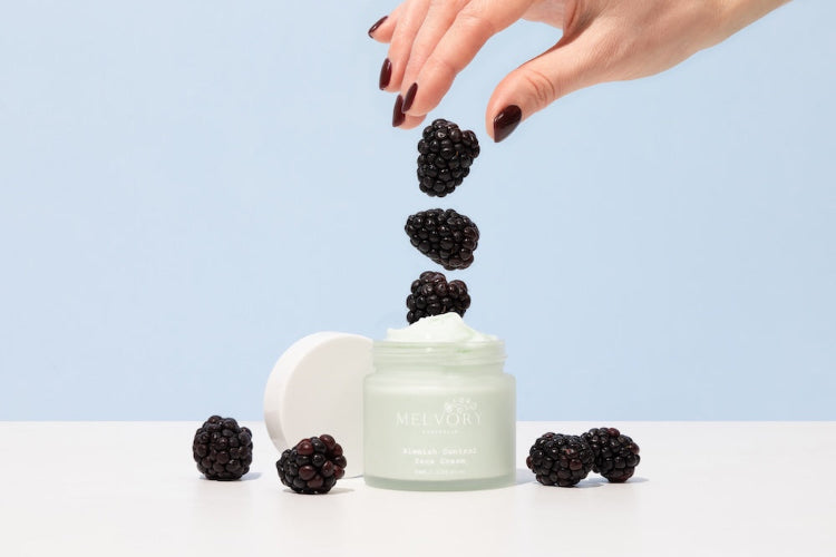 Melvory's Blemish Control is crafted for tweens and teens to combat breakouts, soothes irritation, calms redness, and controls excess oil without over-drying.