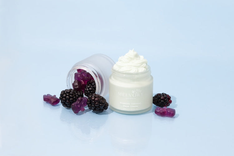 Melvory's Blemish Control is crafted for tweens and teens to combat breakouts, soothes irritation, calms redness, and controls excess oil without over-drying.
