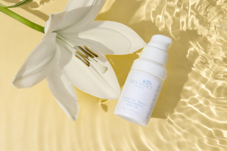 Melvory's gentle and effective natural pimple spot treatment perfect for tweens and teens.