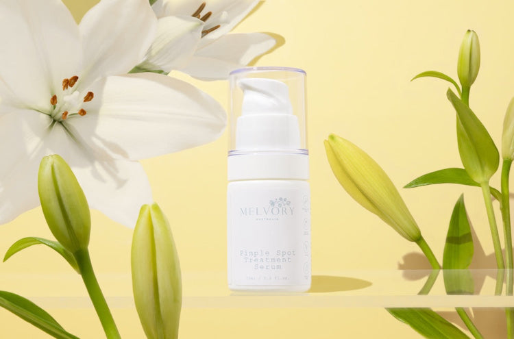 Melvory's gentle and effective natural pimple spot treatment perfect for tweens and teens.