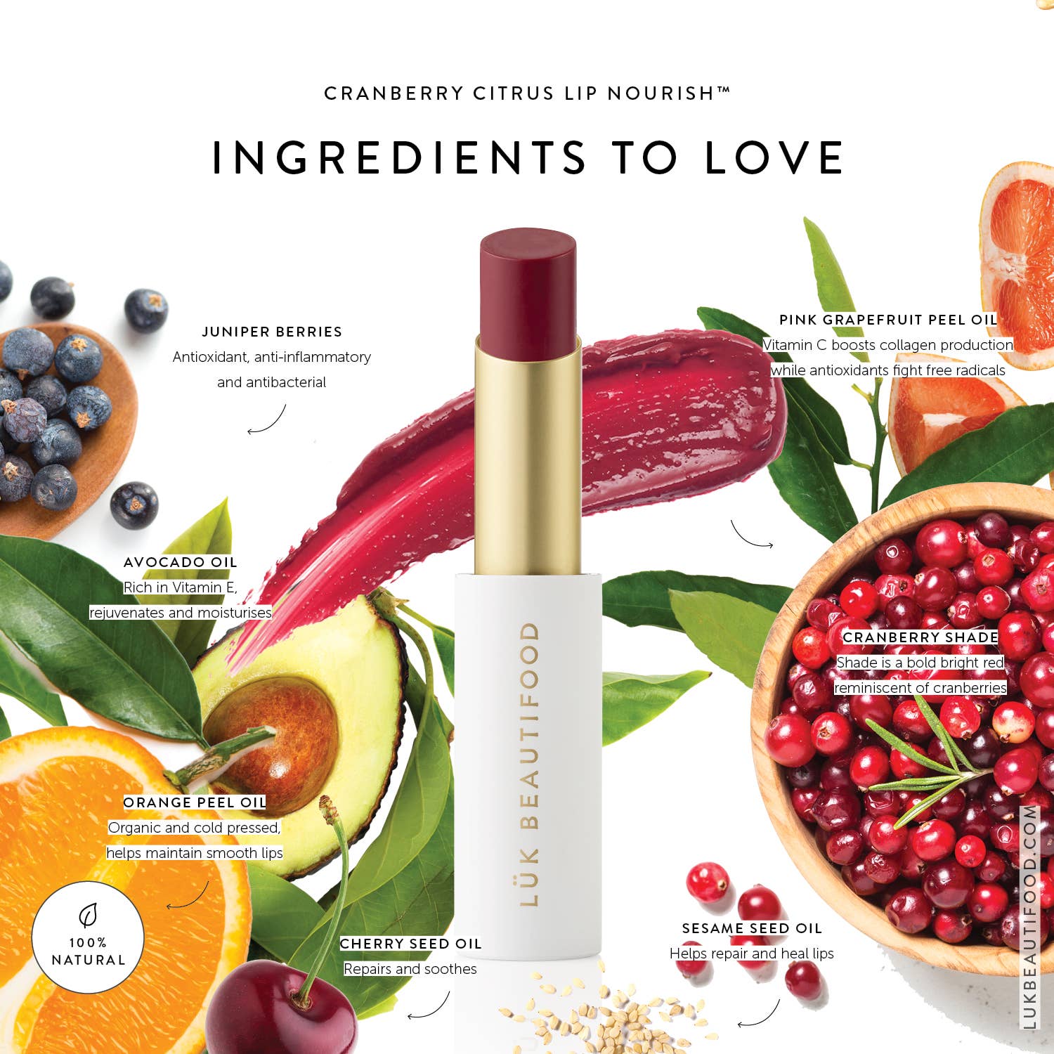 Lip Nourish™ Lipstick - Cranberry Citrus